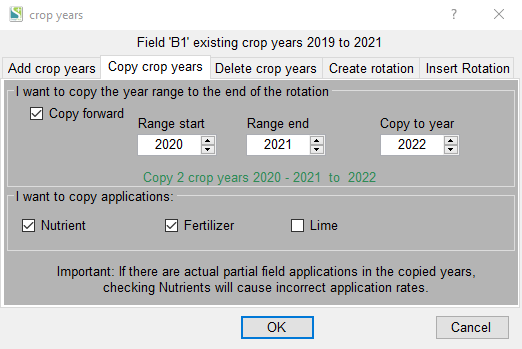 2019 Copy crop years