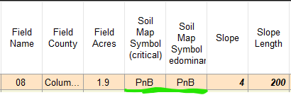 Import Soil Map differences - after
