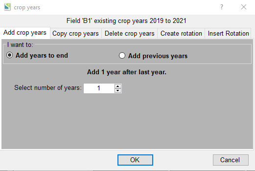 2019 Add crop years