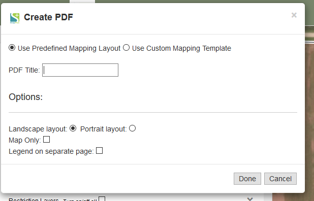 dialogpredefinedmappinglayout