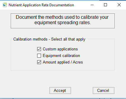 Calibration Dialogue box v.18