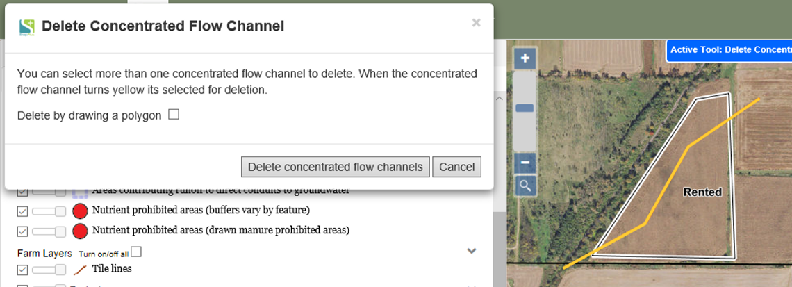 KV Delete Concentrated Flow Channel --