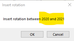 2019 InsertRotation insert after OK