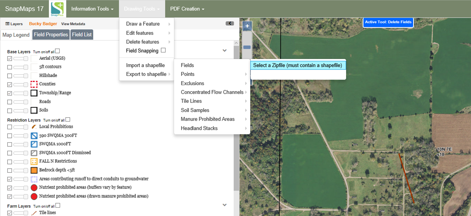 KV Import a shapefile