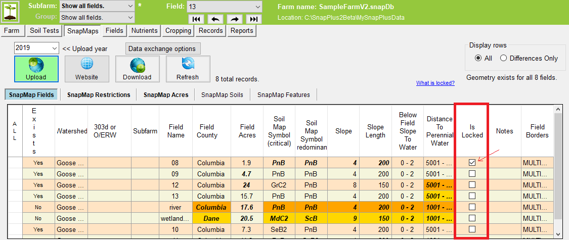 SnapMap Fields Is Locked 2019